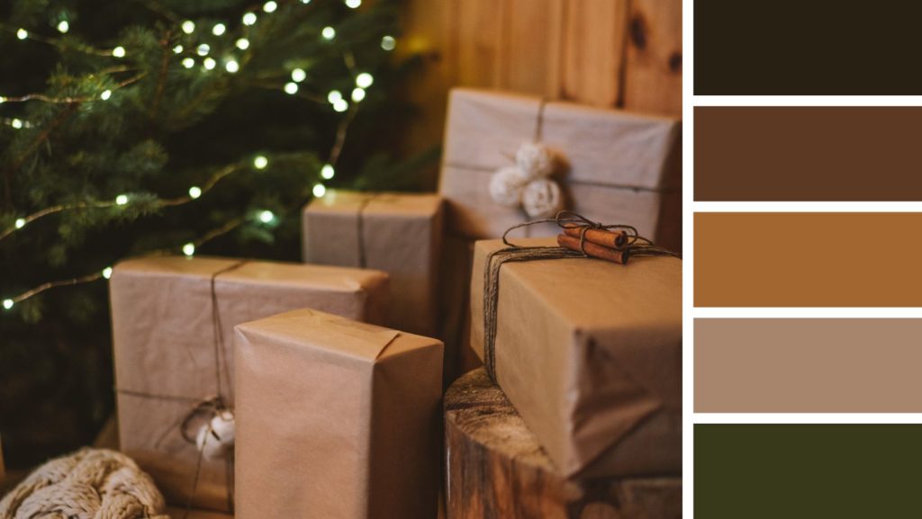 Handcrafted Christmas Design Colour Palette